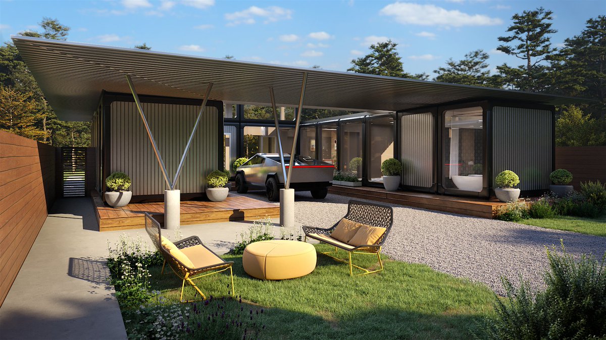 NEUcommunities's tweet image. Gas trucks are out, electric trucks are in. Bring yours in at Neu Community with our Neu Home EV Garage - Texas Truck Edition. Coming to Austin, TX. neucommunity.com @elonmusk @Tesla #neuwayofliving #ATX