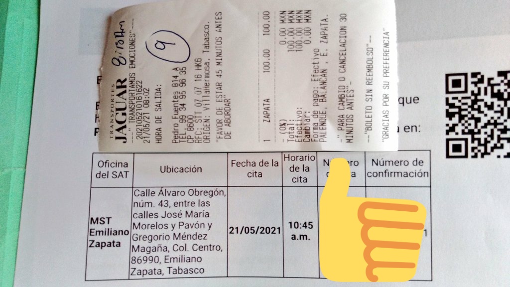 NetoJEMR's tweet photo. @SATsincitas @SATMX Listo!!! Nos vamos a la cita en el SAT 
Ni modos todo sea por la e.firma que urge https://t.co/Fug2FceZVq