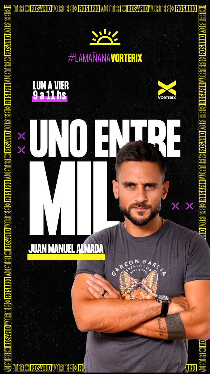 uemradio's tweet photo. Buen viernes! Cómo están hoy? 
👊 Te acompañamos hasta las 11 en 𝗨𝗡𝗢 𝗘𝗡𝗧𝗥𝗘 𝗠𝗜𝗟 con la conducción de @jmalmada

👊 de 9 a 11 por https://t.co/Pl5C7jPcph https://t.co/Rp8YXA2au4