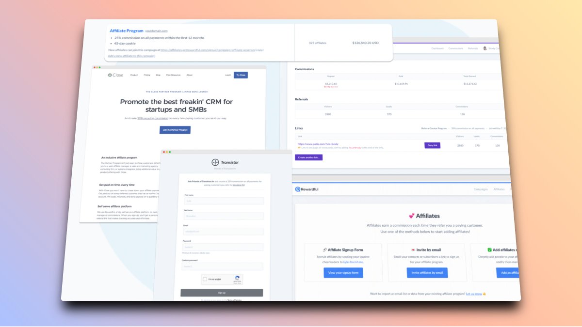 Tactic:Affiliate marketingStrategy:Find a product you really like that has an affiliate program. Connect with their community manager or marketing team. Start selling their product for them.Tool to help: @getRewardful