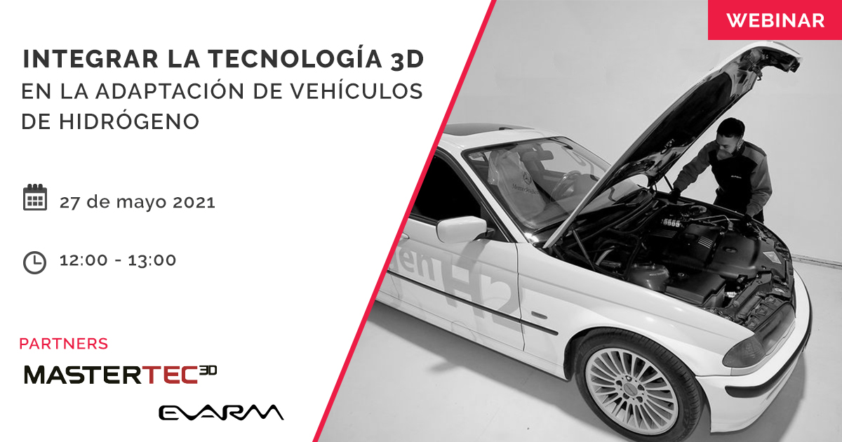 ¡No te pierdas el próximo #webinar 3D! Expertos de Mastertec3D y Evarm abordarán el tema: "Integrar la tecnología 3D en la adaptación de vehículos de hidrógeno" 🚀
·
Jueves 27 de mayo, de 12h a 13h (CEST) - ¡Inscríbete gratis! 👇
zoom.us/webinar/regist…