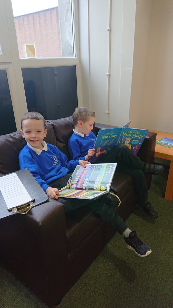 tillyps's tweet image. This week P2C spent a whole day working their socks off in the comfort of our new reading lounge. 📚 📝 #booksrus #learningfrombooks