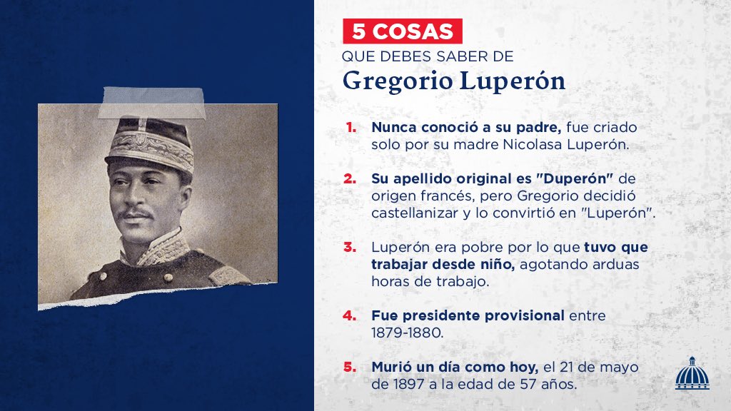 Presidencia de la República Dominicana on Twitter: "Un día como hoy del