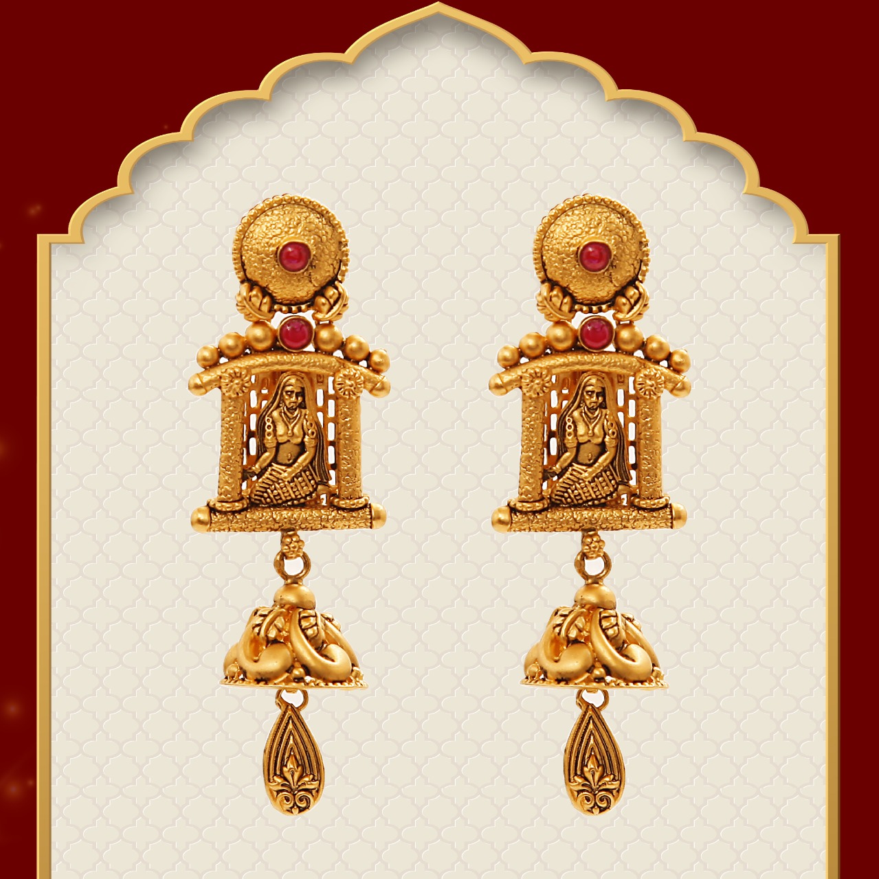 3 Grams gold Earrings model from GRT Jewellers  YouTube  Gold earrings  models Gold earrings designs Gold earrings indian