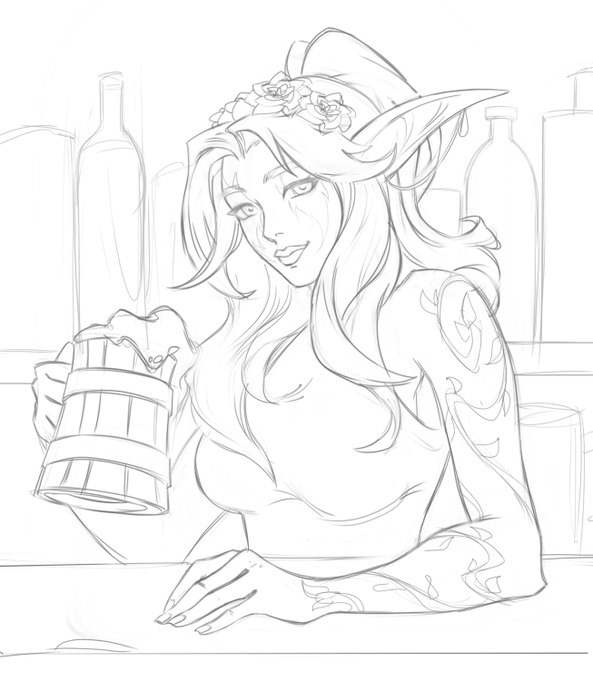 Commission sketch🌈 
