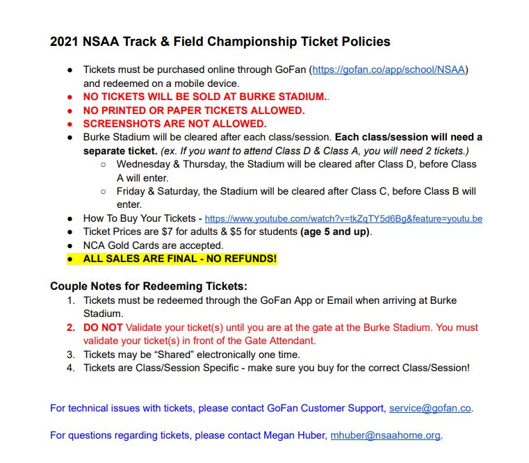 Good Luck to the SSC Cardinal Track &amp; Field Athletes! Class B starts at 3pm today and will go again tomorrow afternoon into the night!  #GoCards #CardPride #trackandfield #NSAA nsaahome.org/nsaa-track-fie…