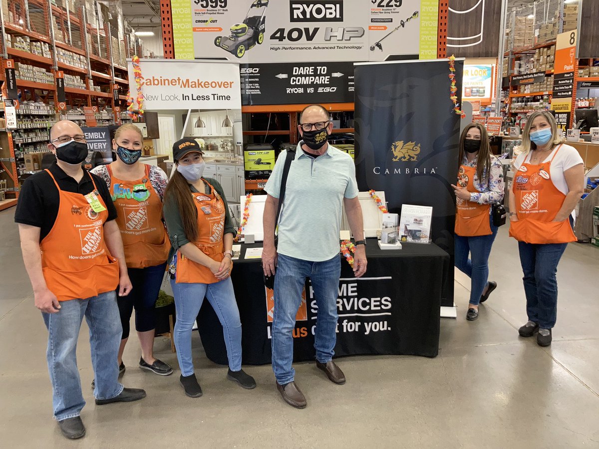 The iconic orange aprons tell their impressive tenure but the interactions reveal their loyalty, passion, and competence. Thank you to the fine Las Vegas <a href="/HomeDepot/">The Home Depot</a> stores for your tremendous partnership and representation of <a href="/CambriaSurfaces/">CambriaSurfaces</a> including store #3306 #WeAreCambria