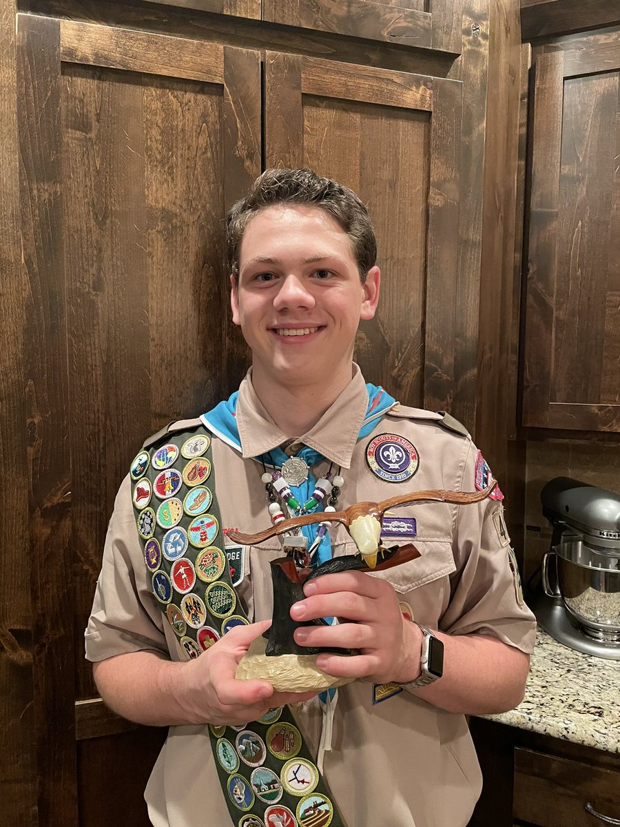 ShelfRighteous's tweet photo. Proud momma of an Eagle 🦅 Scout! @HOACBSA #Troop412 https://t.co/W5aCA8Soc3