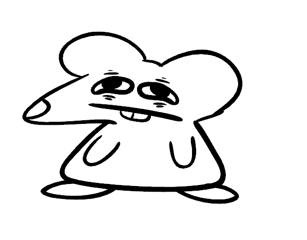 DoubtTheMouse's tweet image. Dipping my hand into Toon Boom for the first time.
;w;