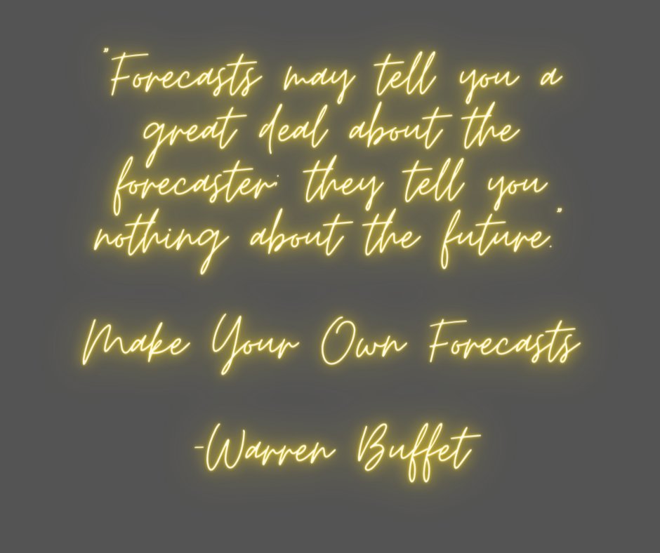 shedigitalmrktr's tweet photo. Make your own forecasts.
#WarrenBuffett #motivational #qoutes #forecast #2021 https://t.co/Cp8yKQyOwY