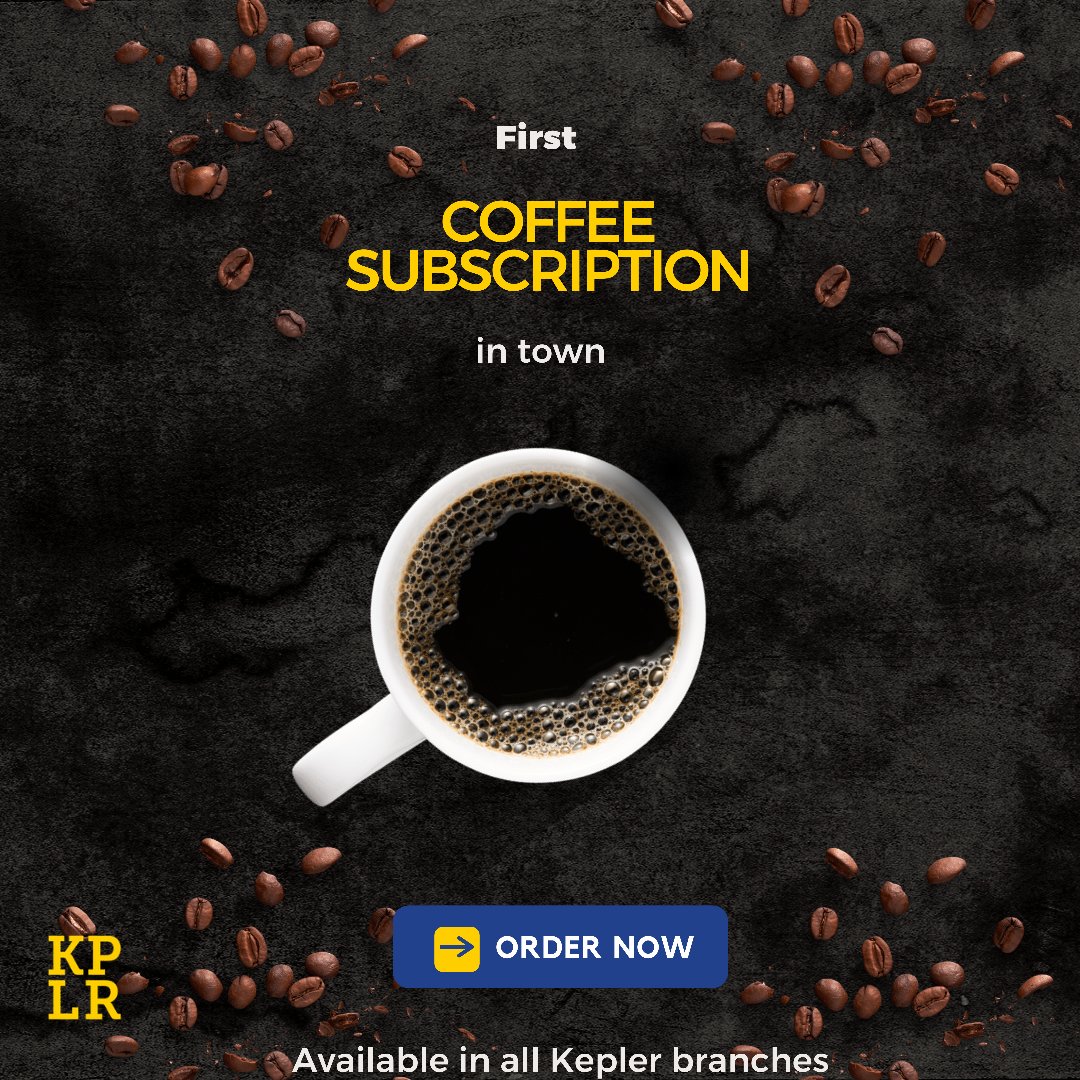 KeplerCafe's tweet photo. عشان كيبلر من زمان وياكـ.. عملنالك أول اشتراك للقهوة في الشرقية، لأصدقاء كيبلر 💛
اشترك دلوقتي في باقة كيبلر للقهوة، واستمتع بأي قهوة تحبها ( تركي - فرنساوي - بندق ) كل يوم ولمدة شهر 💙💛

قيمة الاشتراك ٣٠٠ جنيه، شامل كل أنواع القهوة، متاح في كل فروع كيبلر. https://t.co/amMvV4aBfX