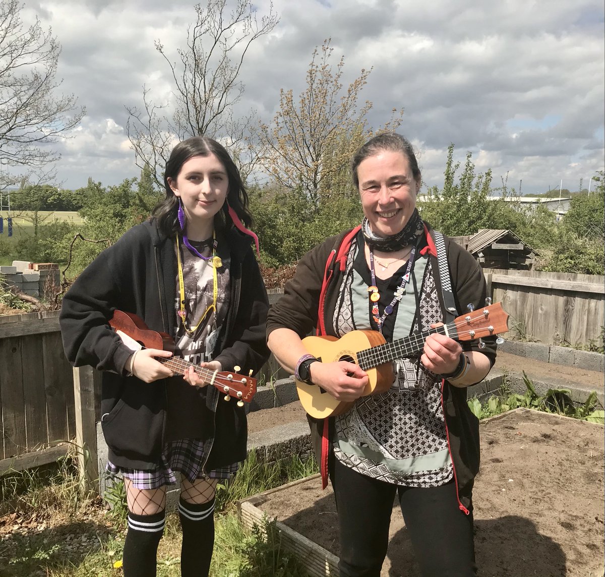 JohnLeggottColl's tweet photo. "I’ve really enjoyed being part of Uke Jam. Before I came to college, I didn’t know anyone else who played ukulele so it’s been so nice to meet new people who share my interest. It’s nice to be able to relax, play and unwind during the college day." 
Join Uke Jam! 🎸 https://t.co/RREyJAVDCz