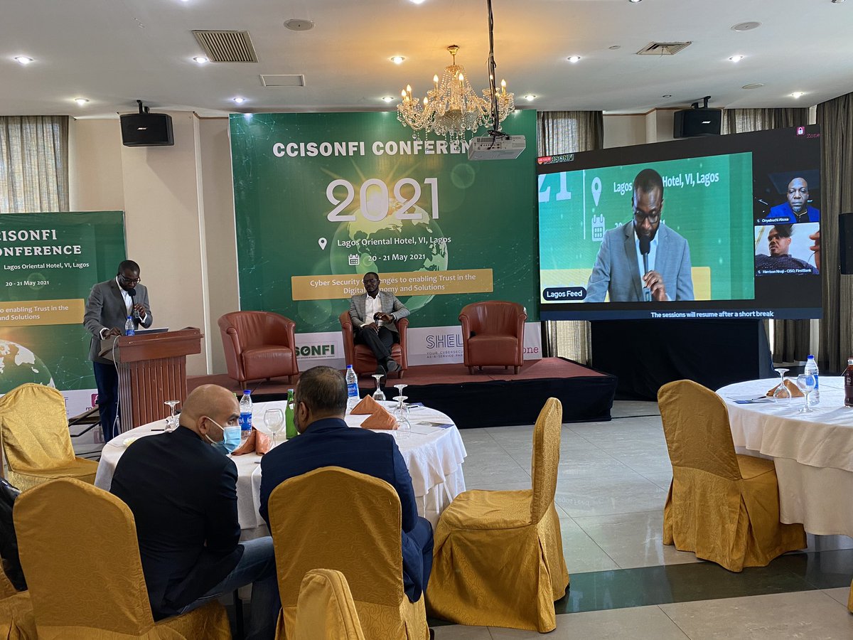CcisonfiN's tweet photo. Interactive Panel discussion – Leveraging AI and ML capabilities for early threat detection and response
Harrison Nnaji (CISO, First Bank), Oluwaseyi Oni (CISO, Titan Trust Bank), Onyebuchi Akosa (CIO UBA Group) #ccisonfi2021 #CyberSecurity #AI https://t.co/oh6jU9VLXB