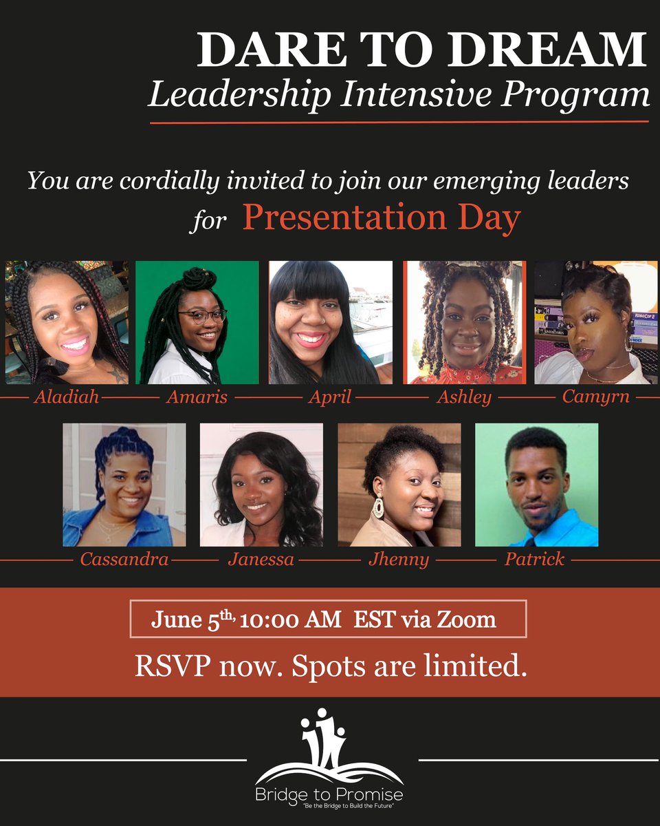 bridgetopromise's tweet photo. We are so proud of the growth of our leaders ✨
We hope to see you there. Register Now!  
https://t.co/6KPaheJ2QW https://t.co/6BfE3DPPTD