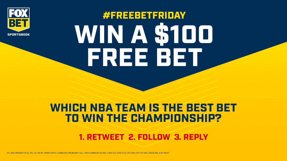 🚨 𝗪𝗜𝗡 𝗔 $𝟭𝟬𝟬 𝗙𝗥𝗘𝗘 𝗕𝗘𝗧! 🚨
 
Five randomly selected people will win 🤑

👉 Go to IG &amp; Facebook for 3x the entries.

#FreeBetFriday🆓💰