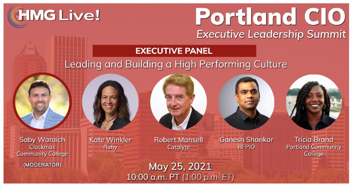 SIMpdx's tweet photo. Join us at HMG Strategy Portland CIO Executive Leadership summit on May 25th. Register today:

EXECUTIVE PANEL:  Leading and Building a High Performing Culture

#CIO #HMGStrategy #Leadership #ITLeadership #Innovation #Equity #Culture #Diversity #Inclusion #ITLeader #Leading https://t.co/Je432hndMz
