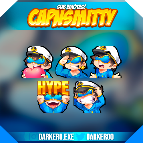 Cool emotes made for <a href="/CapnSmitty/">Smitty</a> ⚓✨
➡ twitch.tv/capnsmitty9

#TwitchEmoteArtist #emote #emoteartist #commissionsopen #digitalart #freelance
