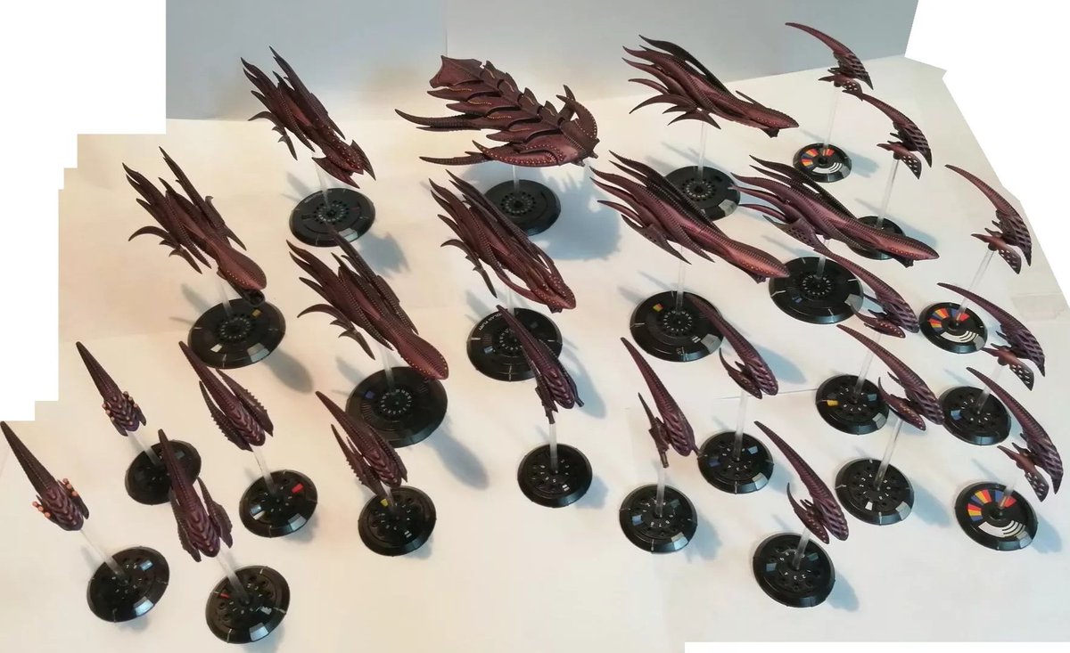 Gargoylesplinth's tweet image. Dropfleet Commander fleets.

#Warmongers #Warwardens #DropfleetCommander #TTCombat #UCM #PHR #Scourge #Shaltari
#GargoylesPlinthPaintingStudio