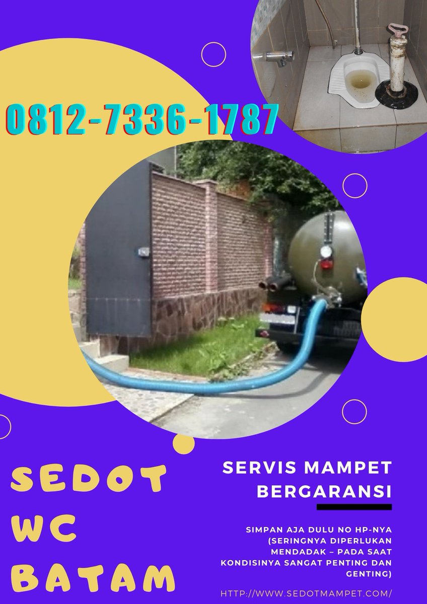 +62 812-7336-1787 NOMOR EMERGENCY Sedot WC Batam – Ahlinya Saluran Mampet Batam

wastafelmampetbatam.blogspot.com/2021/05/62-812…

#Sagulung #Batam #Barelang #Bengkong #Baloi #Punggur #Nongsa #Tiban #Sekupang #BatamCenter #PalestinaMenang #BukaBrankasAOTD  #DaruratGantiPresiden #GadisGadisRemajaJKT48
