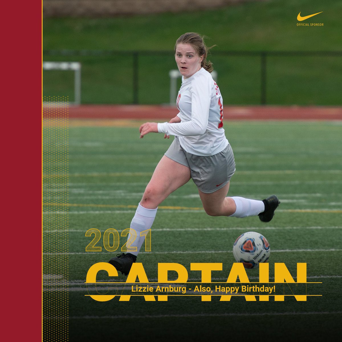Happy Birthday Lizzie! 🎂 🎈 🎉 

Today seems a better day than many to announce Lizzie as a Co-Captain for next fall! Congratulations Lizzie! 

📚 Earlham HS grad 
🏫 Winterset-Earlham HS Soccer
⚽️ 2-year starter at Holding Mid
🏅 ARC Honorable Mention-Spring ‘21