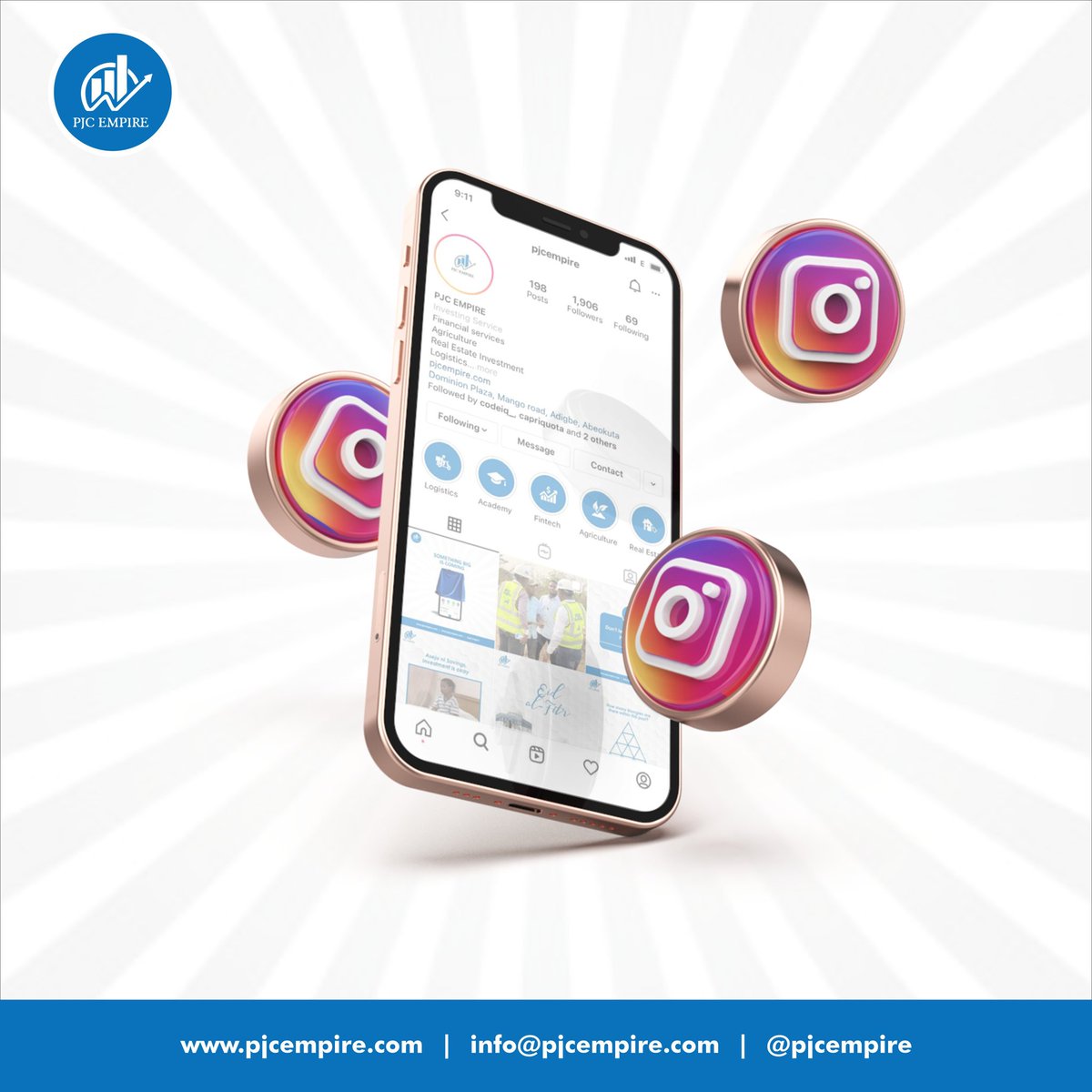 PjcEmpire's tweet photo. Follow @pjcempire and tell a friend to follow 

Something big is coming, Giveaway soon because it is Friday

#naijabusiness #naijabusinessonline #naijabusinessowners #naijabusinessboss #naijabusinessforum #naijabusinesswomen #naijabusinesses #naijabusinessowner https://t.co/ac0qhWBebT