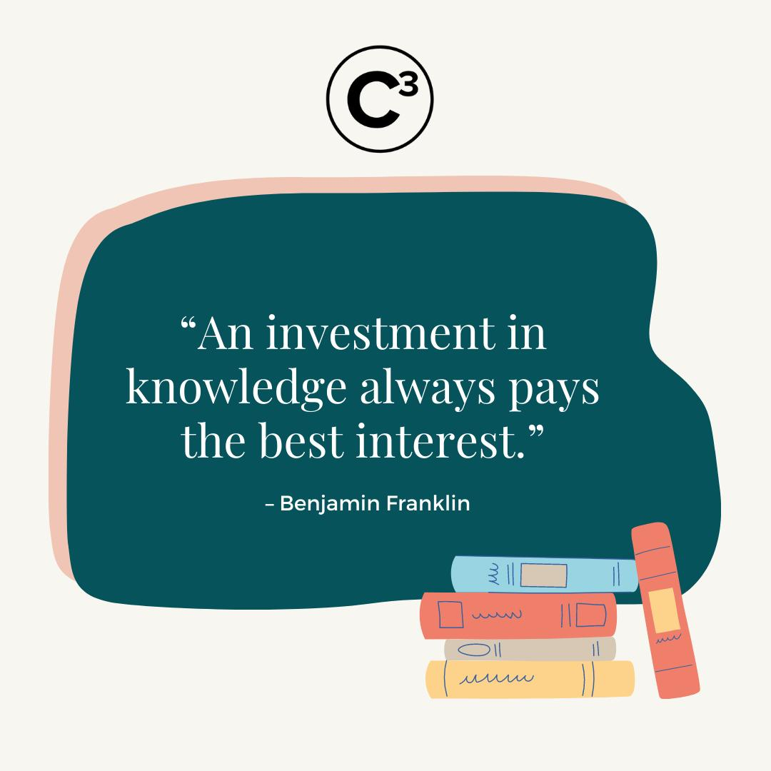 ContentCCo's tweet photo. 📚 Put time and effort into learning and discovery. It's the best way you could ever take care of yourself. https://t.co/VBYjyD7EmO