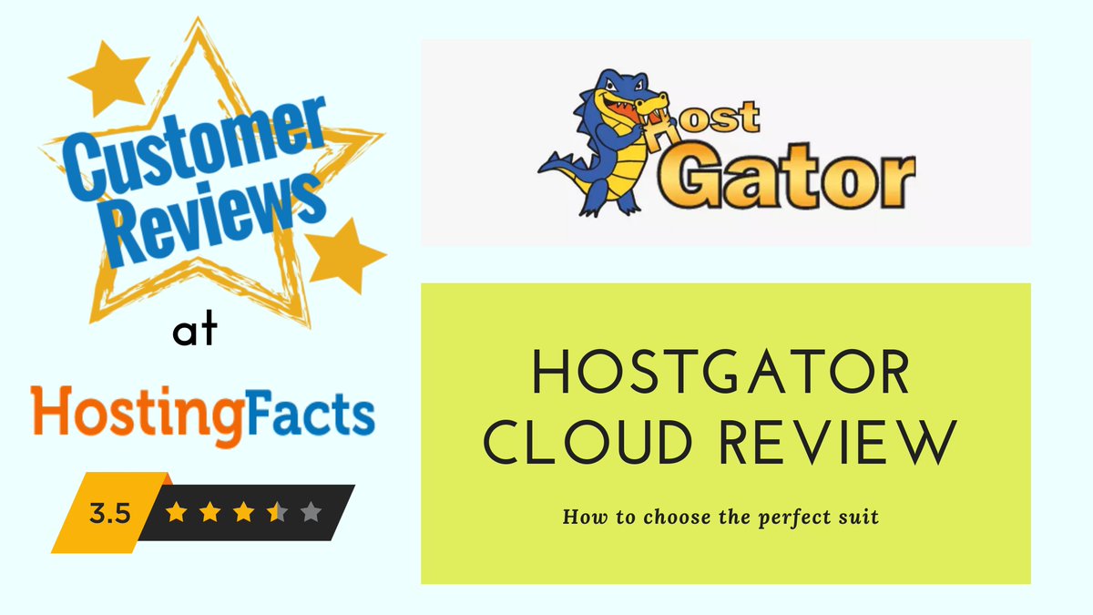 HostingfactsNet's tweet image. HostGator Cloud Review 2021 by Hosting Facts 
cheapwebhostingfacts.blogspot.com/2021/05/hostga…
#HostgatorWebHosting #HostgatorWebHostingReviews #HostgatorSharedHosting #HostgatorWordpressHosting #HostgatorLinuxHostingReviews #HostgatorWindowsHostingReviews #HostgatorVPSHostingReviews #HostingFacts