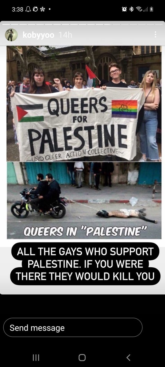 Troy54814039's tweet photo. @ChalecosAmarill @RomeosTimon Fuck Palestine https://t.co/kEYbhD5H4I
