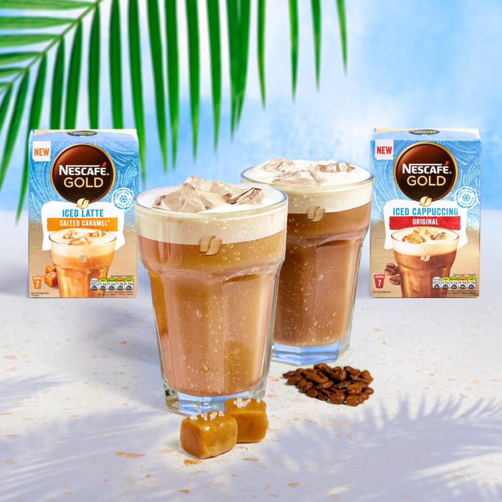 NESCAFÉ GOLD on X: Say hello to summer with our NEW Nescafé Gold Iced  Coffees 👀 Coming in two delicious and refreshing flavours, Iced Cappuccino  and Iced Salted Caramel Latte, they are