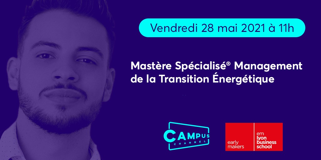 ⏰Dans 1h, rendez-vous avec <a href="/EMLYON/">emlyon business school</a> 
Vous saurez tout sur le Mastère Spécialisé Management de la Transition Energétique !
➡️On se retrouve sur notre page #Facebook dès 11h 
👉bit.ly/3veK3tF