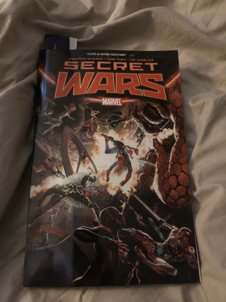 Benkeisermusic's tweet photo. Trying out our first babysitter this morning for our 15-month-old daughter. Introduced them and then excused myself to do “work stuff” in the backroom.
My work stuff: ⬇️
#comics #marvel #dadbreak https://t.co/FLG6S2dWTF