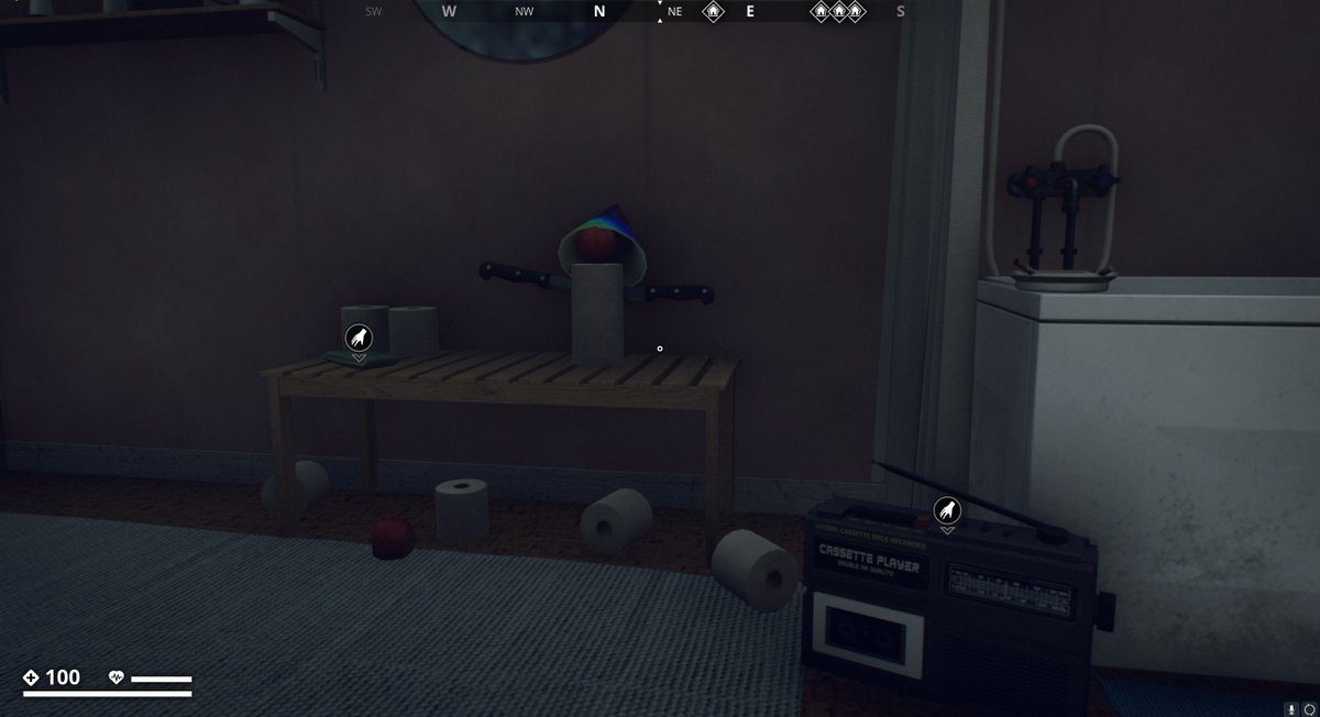 gardfors's tweet photo. One of the first locations I made for #GenerationZero was this party house and I still love to make party scenes. Feels like they lend themselves so well to #EnvironmentalStorytelling People can behave a bit different. Like sit too close or make little figures out of everything😁 https://t.co/7qAgp2UAaY