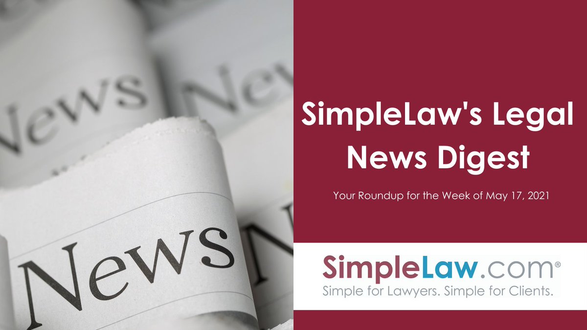 _simplelaw's tweet photo. Check out this week's SimpleLaw Legal News Digest for our latest blog and the top headlines in #legal news: Behind the scenes in #legaltech, #maternity leave for #soloattorneys, #legaldata use for business development and more! https://t.co/3aTU7m1PBZ
#litigationdata #lawyer https://t.co/vvTYPMA48U