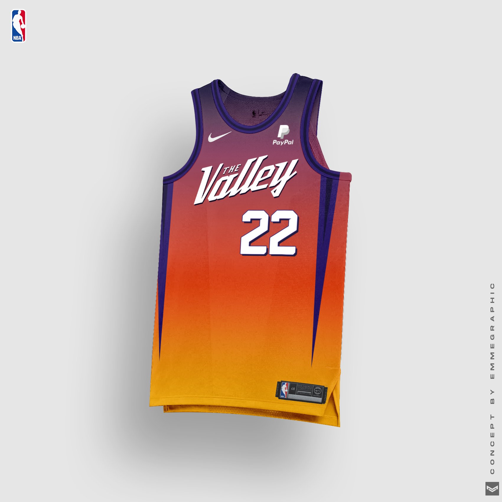 phoenix suns jersey template