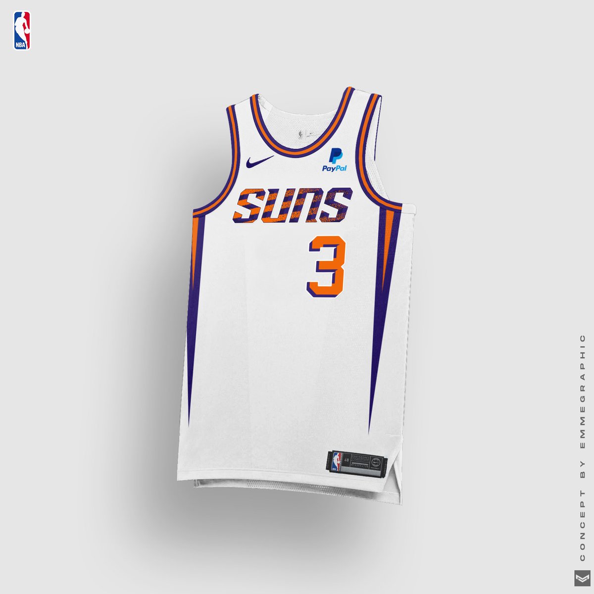 Phoenix Suns Uniform Concepts 90z x Present : r/suns