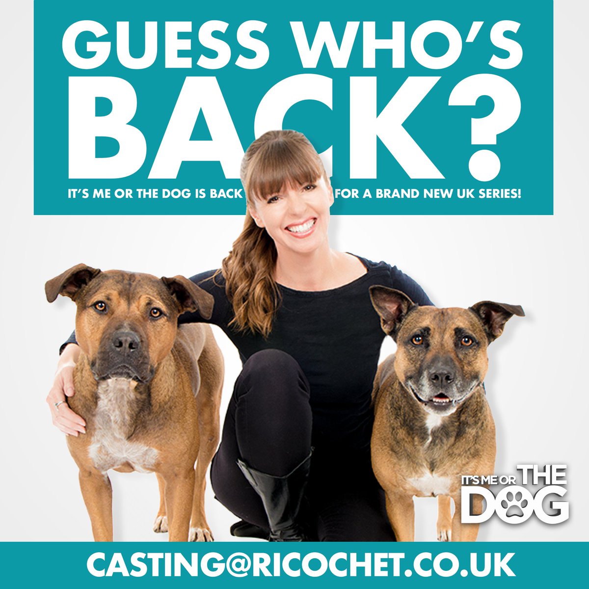 Victoria Stilwell I M Back It S Me Or The Dog Is Returning For A Brand New Uk Series I Ll Soon Be On Hand To Help You With Your Doggie Dilemmas If You