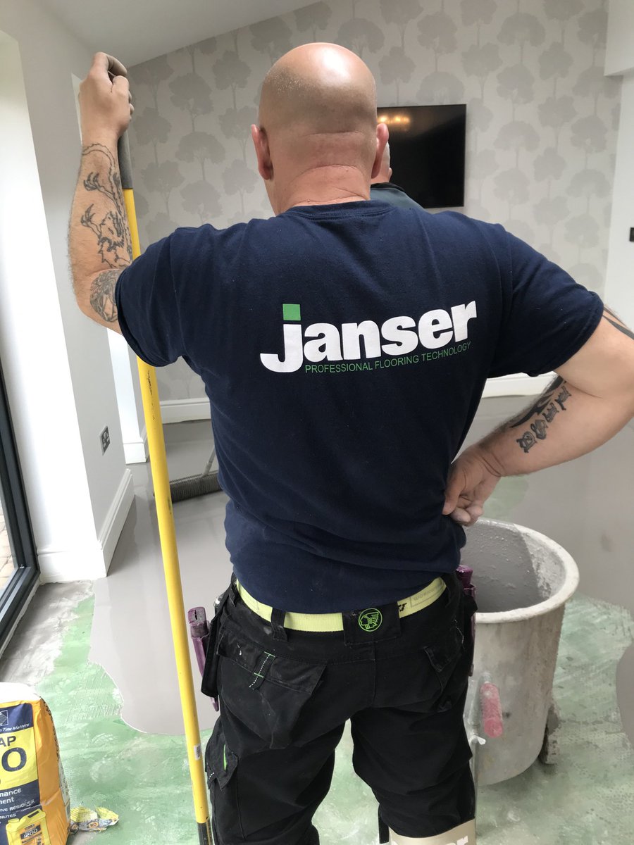 On site today with ⁦@bedford72_shawn⁩ with his new Janser T-Shirt.