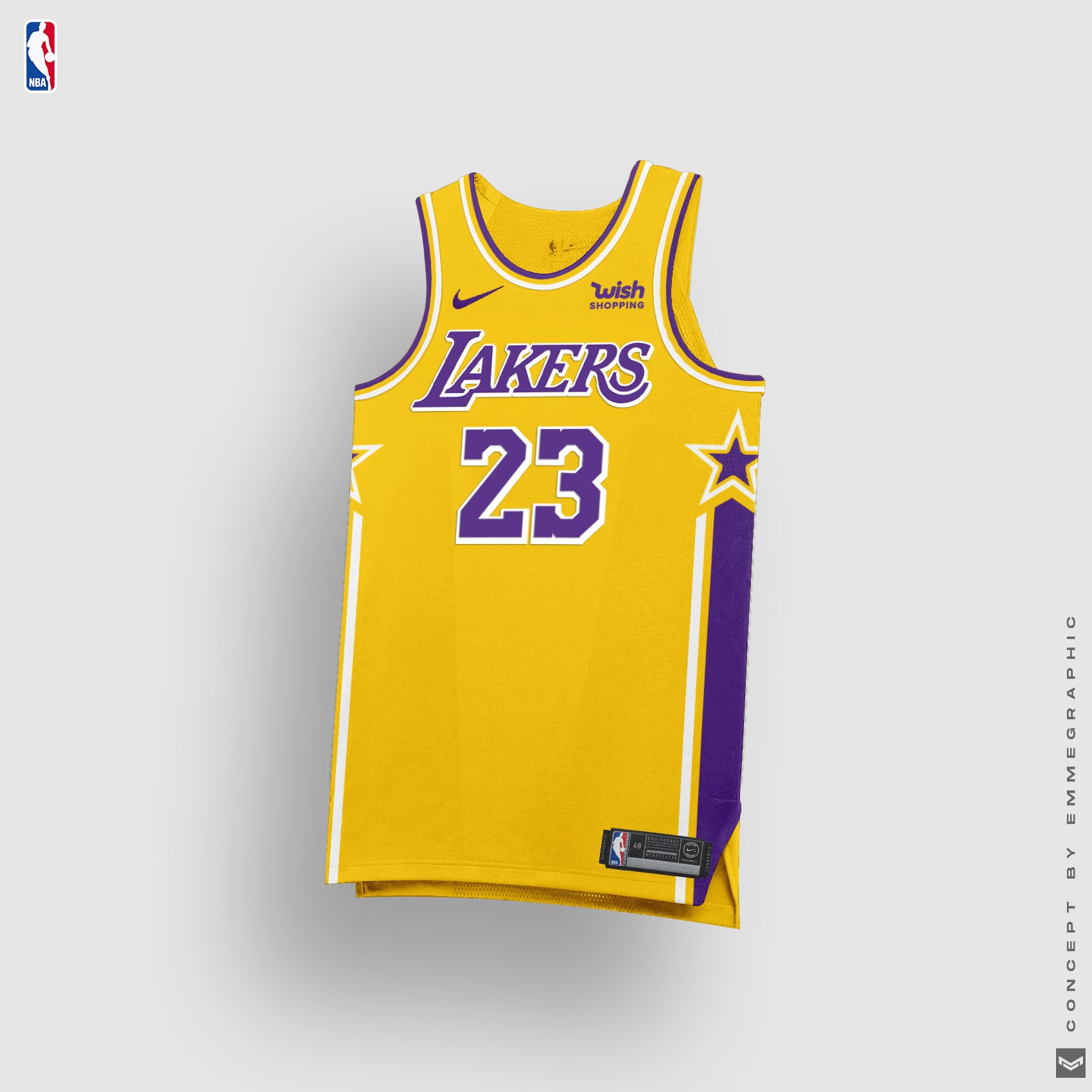 emmegraphic on X: Los Angeles Lakers ∙ jersey concepts #NBATwitter #Lakers  @Lakers  / X