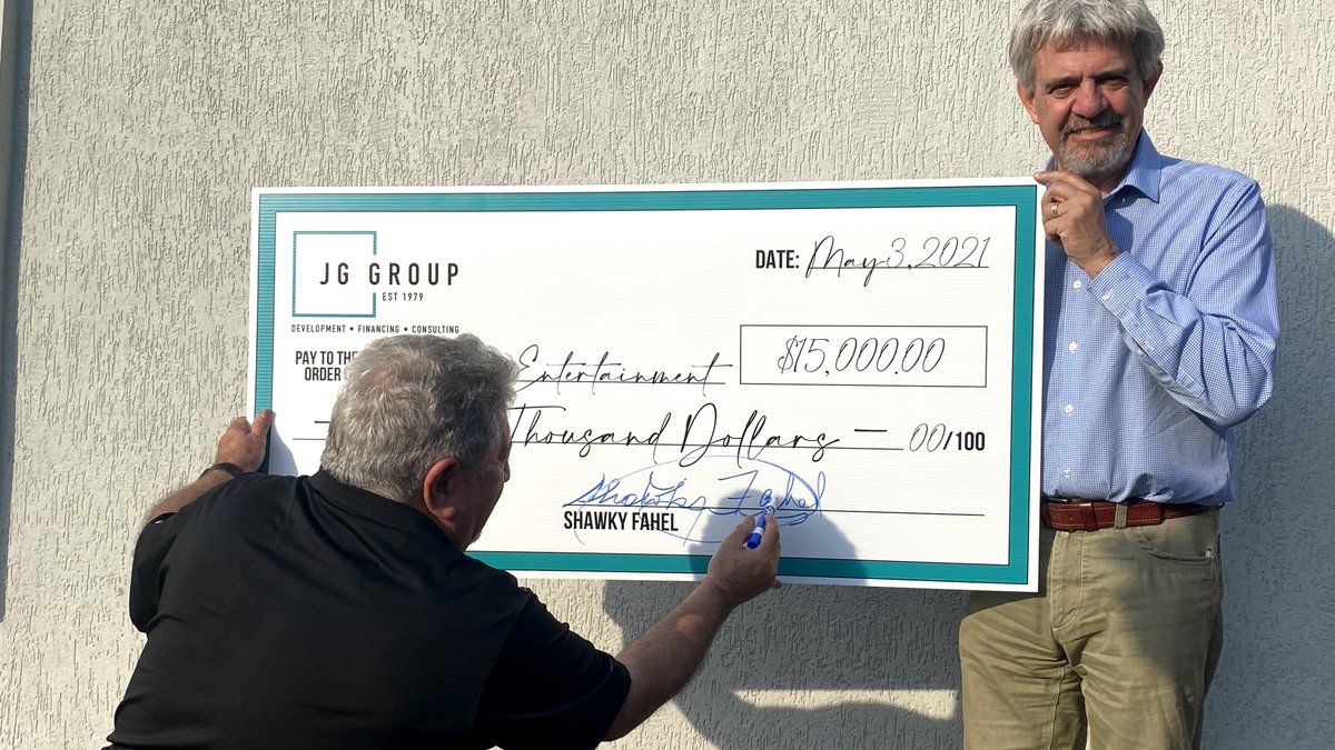 drayton_theatre's tweet image. Thank you to our April 50/50 winner Shawky Fahel for donating $15,000 of his winnings back to our organization for youth education and outreach initiatives to advance inclusion for marginalized and underrepresented groups in the community. We appreciate your generosity Shawky!