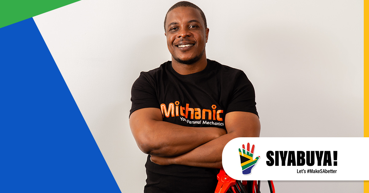 SiyabuyaSA's tweet photo. Michanic, the brainchild of Lesetja Dikgale, is an innovative car repair service where the mechanic comes to you. 🧑🏾🔧🇿🇦
We spoke to Lesetja to find out more about his #startup and what tips he has for other entrepreneurs. We’ll be sharing his story soon. #MakeSAbetter #StartupSA https://t.co/LBCXyMr3SX