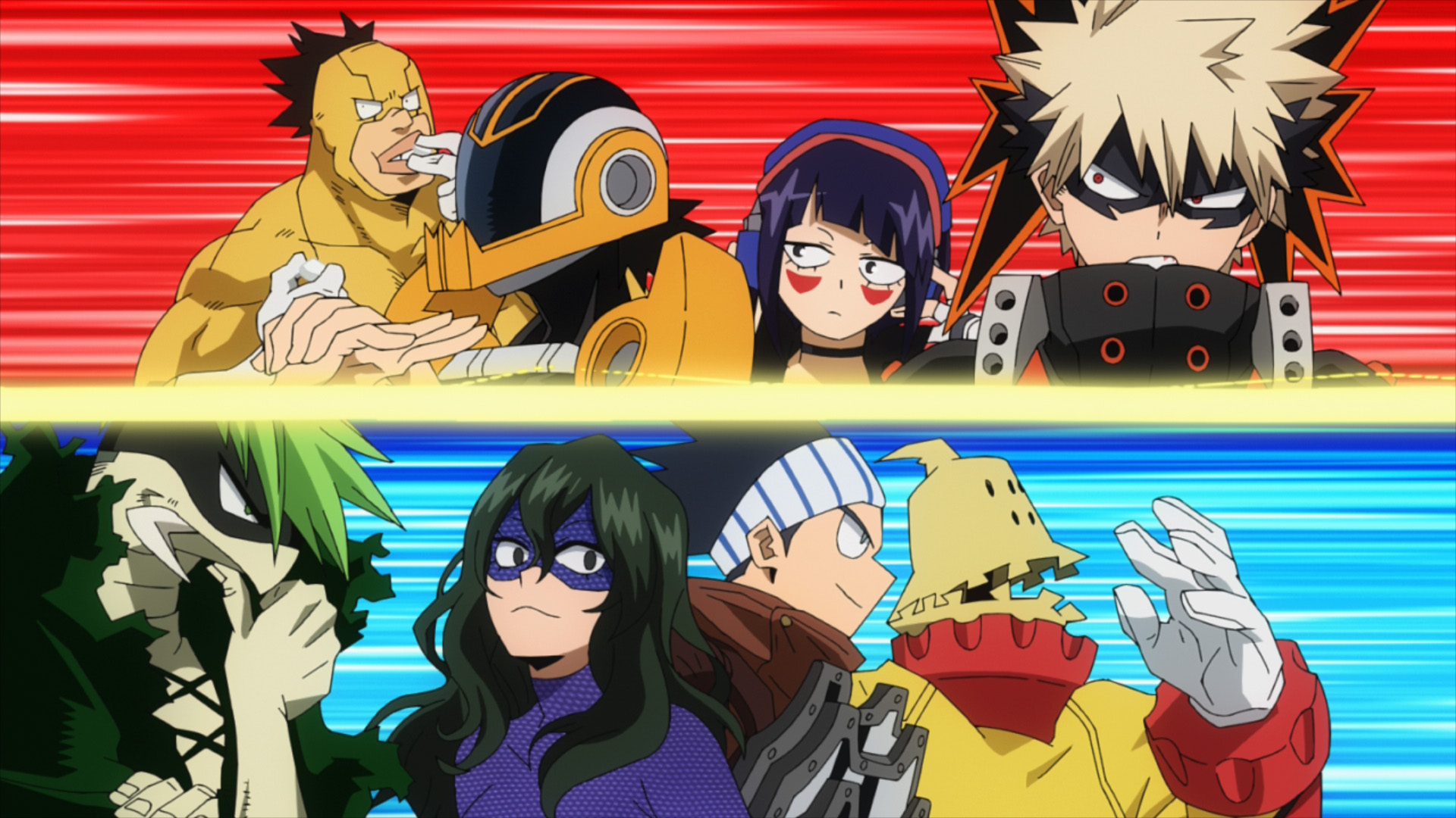 僕のヒーローアカデミア ヒロアカ アニメ公式 僕のヒーローアカデミア 今週も放送スタートしました 注目の第４試合 お見逃しなく ヒロアカ Heroaca A Ytv 日テレ 全国ネット ヒロアカがんばれa組 ヒロアカがんばれb組 T Co