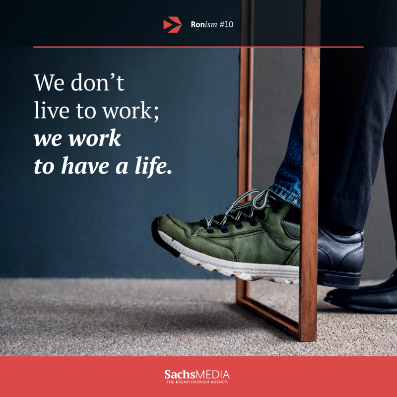 SachsMediaGrp's tweet photo. Ron Sachs has coined many notable quotations over the firm's history. In honor of our 25th anniversary, we're sharing some of our favorites! #ronism https://t.co/DAuB5CfEYb