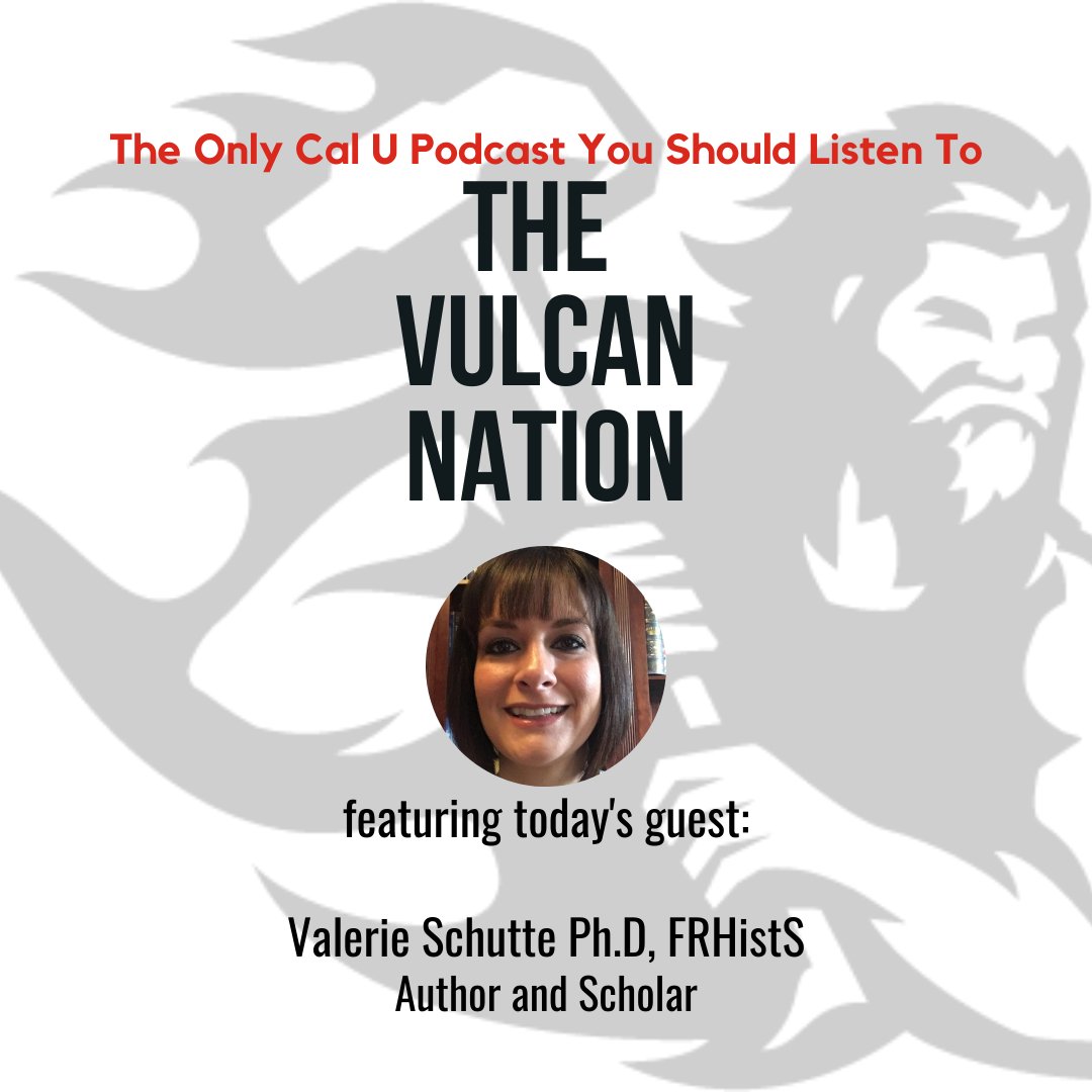 Our latest podcast episode features Valerie Schutte, Ph.D., FRHistS, Cal U alumna and author. 

New episode: ow.ly/Ze7G50EQmQp

Valerie's website: ow.ly/aCsB50EQmQu

Frank Bauer scholarship: ow.ly/qPV150EQmQq