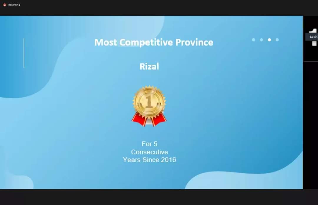 rellybernardo's tweet photo. @Scainam_09 @pokwang27 Most Competitive Province for 5 consecutive years! Mabuhay Rizal!!! 🥳🥳🥳 https://t.co/hNacgHLuYB