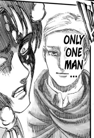 levismoon's tweet photo. Levig going from calling Erwin "Blondie" (derogatory) to "Only one man" (affectionate) https://t.co/kDss0tZRjz