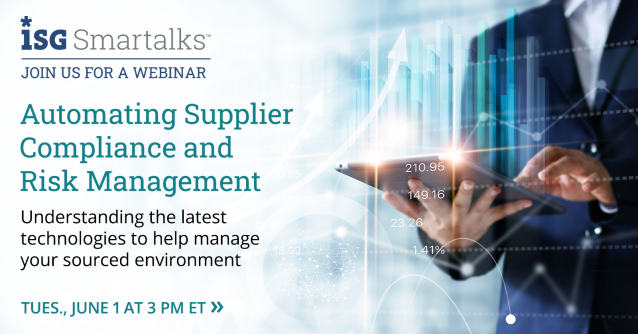 T_C_Ortiz's tweet photo. Join this #ISGSmartalk for solutions to common #ThirdPartyManagement challenges, such as lacking supplier trust, lacking the right information to manage supplier performance and unknowingly overpaying for the value you receive. Register today. #TPRM https://t.co/mSsrTm5cRP https://t.co/8AjTjDLJQS