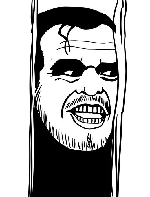 唐突に似顔絵を描く
オッサン描くの楽しい 