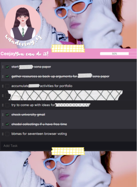 wandering_cj's tweet photo. look what i did instead of finishing these tasks klasjdlaksjdlakdja https://t.co/AVfgRYYi6b