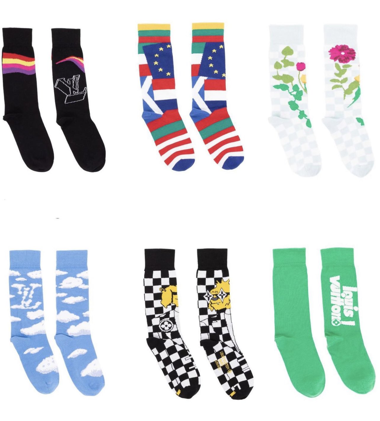 louis vuitton socks mens