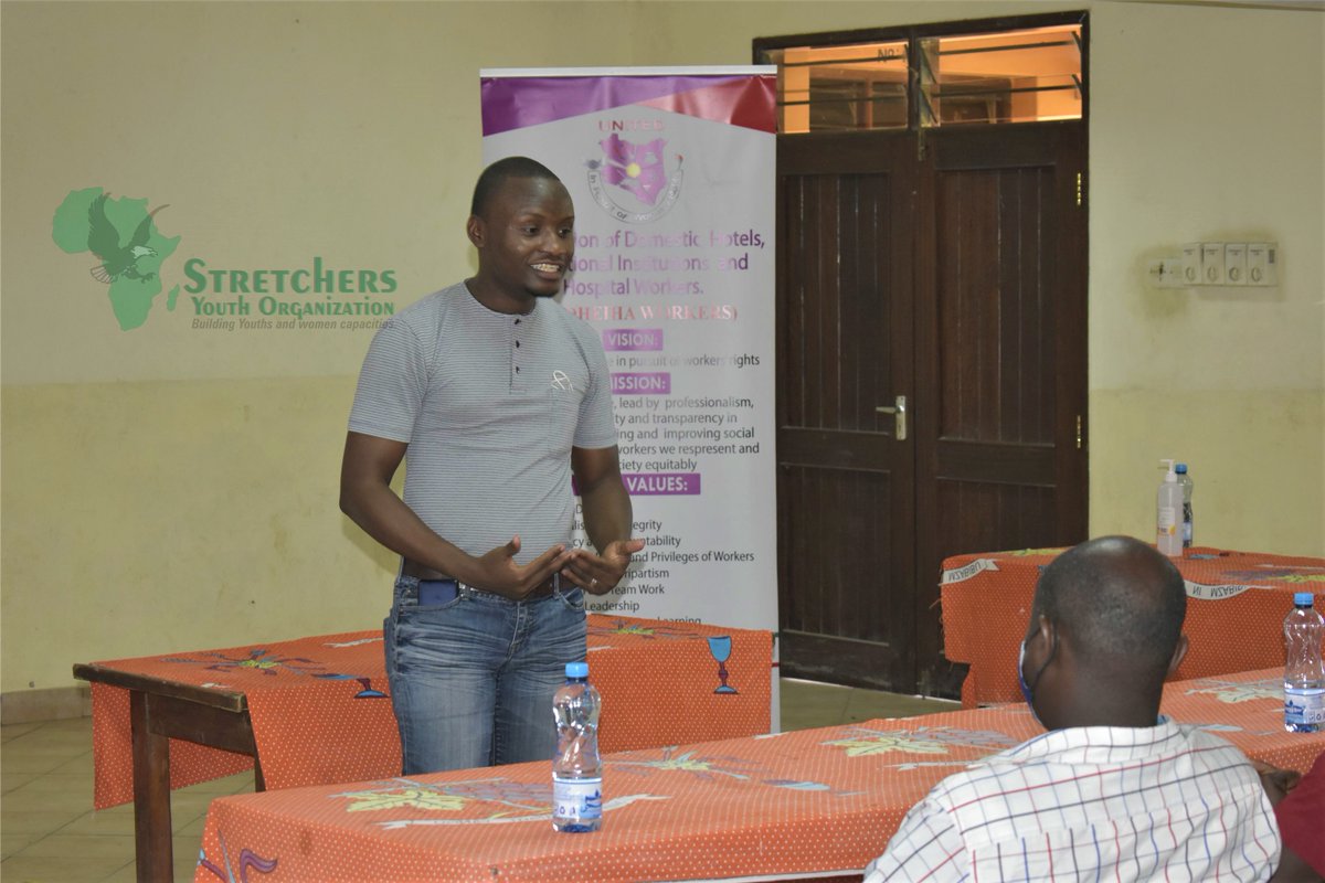 StretchersYouth's tweet photo. #IfahamuHakiYako
To ensure #DecentWork, today we did engage diverse youth and women on how they can contribute effectively to the growth of our economy by equipping them with skills to advocate for labor rights and promote safe and secure working environments for all workers. https://t.co/qGO2dFrIy0